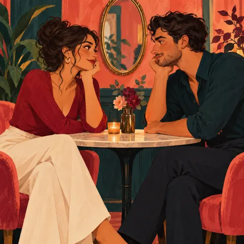 Illustration for The Mirror portrait